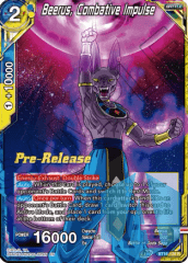 Beerus, Combative Impulse - BT16-128 - R - Pre-release (Realm of the Gods)